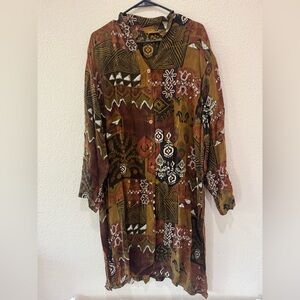 Tianello Soul of Africa Patterned Shirt